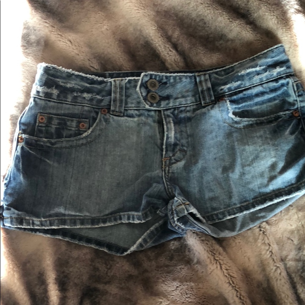 America eagle jean shorts